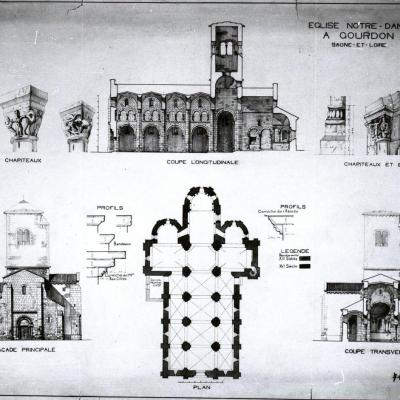 projet de reconstruction du clocher 1880